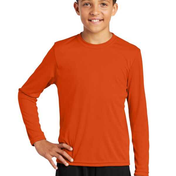 Sport Tek Youth Long Sleeve PosiCharge ® Competitor Tee YST350LS Youth Long Sleeve PosiCharge ® Competitor Tee Thumbnail