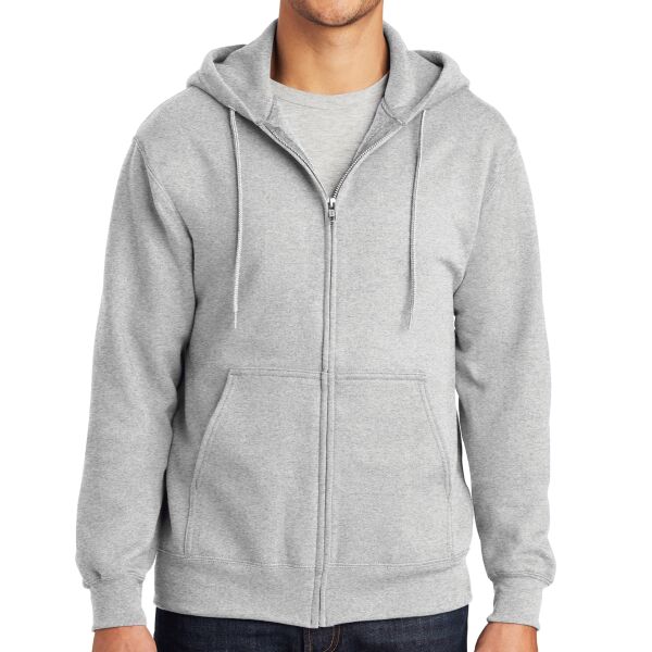 Port & Company Essential Fleece Full Zip Hooded Sweatshirt PC90ZH Essential Fleece Full Zip Hooded Sweatshirt Thumbnail