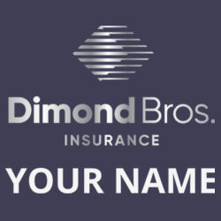 DimondBros Logo Engraved on a Polar Camel - 12 oz. Vacuum Insulated Stemless Wine Tumbler with Lid Design