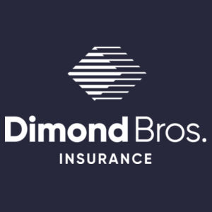 DimondBros Logo Left Chest Digital Print on a BELLA+CANVAS ® - Unisex Triblend Short Sleeve V Neck Tee Design