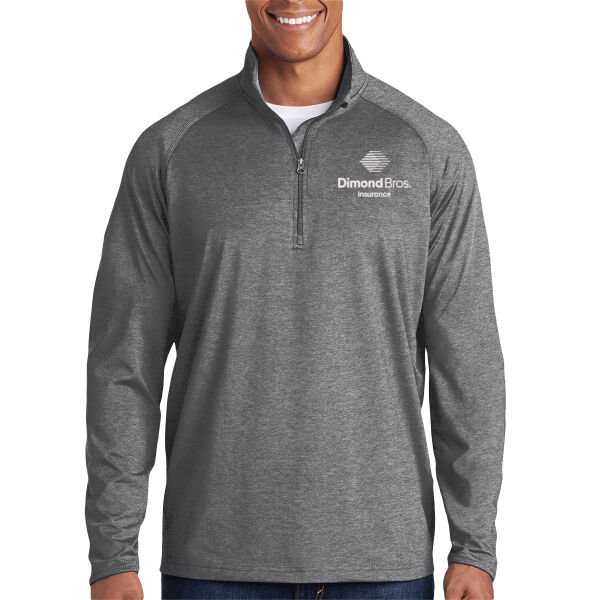 DimondBros Logo Embroidered on a Sport-Tek - Sport Wick ® Stretch 1/4 Zip Pullover Thumbnail