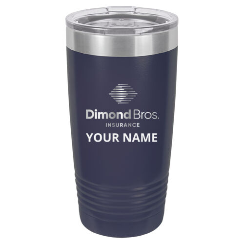 DimondBros Logo Engraved on a Polar Camel - 20 oz Tumbler Vacuum Insulated with Slider Lid Thumbnail