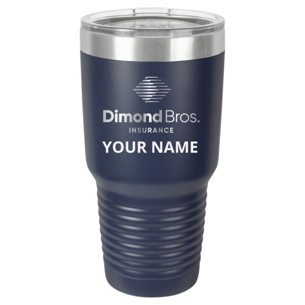 DimondBros Logo Engraved on a Polar Camel - 30 oz Tumbler Vacuum Insulated with Slider Lid Thumbnail