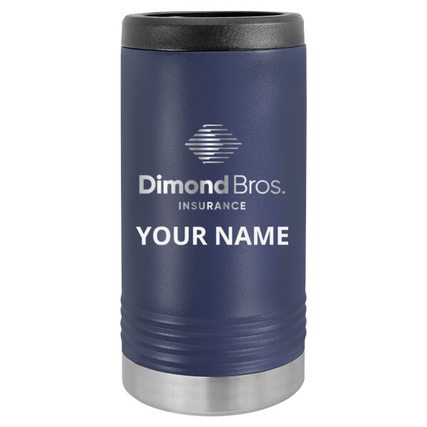 DimondBros Logo Engraved on a Polar Camel - Slim Beverage Holder Thumbnail