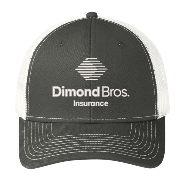 DimondBros Logo Embroidered on a Port Authority® - Snapback Trucker Cap Thumbnail