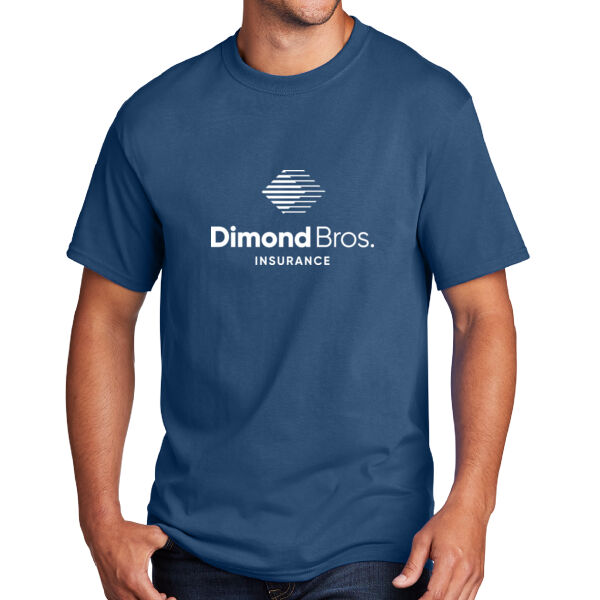DimondBros Logo Full Front Digital Print on a Port & Company® - Core Cotton Tee Thumbnail