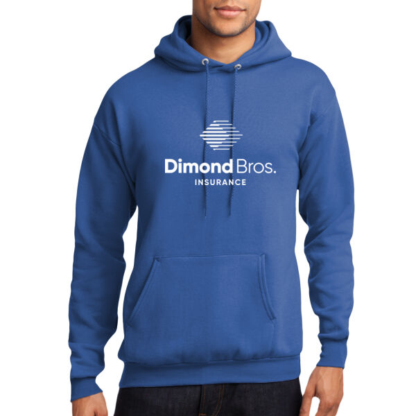 DimondBros Logo Digital Print on a Port & Company ® - Core Fleece Pullover Hooded Sweatshirt Thumbnail