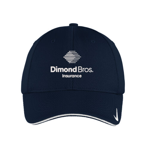 DimondBros Logo Embroidered on a Nike ® - Dri FIT Stretch Mesh Sandwich Bill Cap Thumbnail
