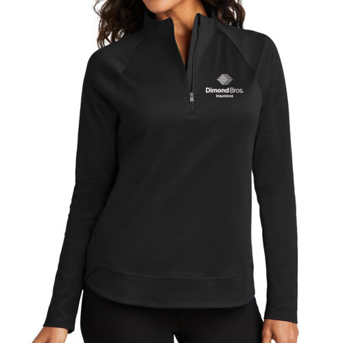 DimondBros Logo Embroidered on a Port Authority® - Women's C Free ® Cypress 1/4 Zip Thumbnail