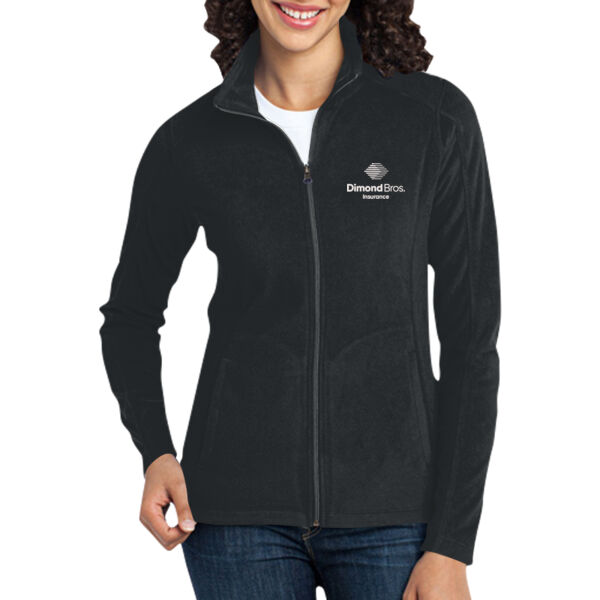 DimondBros Logo Embroidered on a Port Authority® - Women's Microfleece Jacket Thumbnail