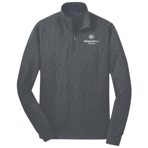 DimondBros Logo Embroidered on a Port Authority® - Slub Fleece 1/4 Zip Pullover Thumbnail
