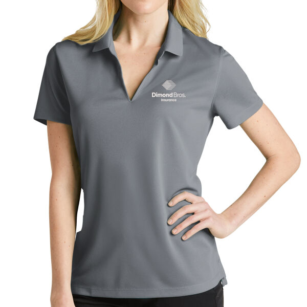 DimondBros Logo Embroidered on a Nike® - Women's Dri FIT Micro Pique 2.0 Polo Thumbnail