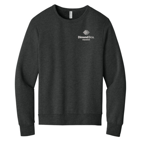 DimondBros Logo Embroidered on a Bella + Canvas ® - Unisex Sponge Fleece Classic Crewneck Sweatshirt Thumbnail