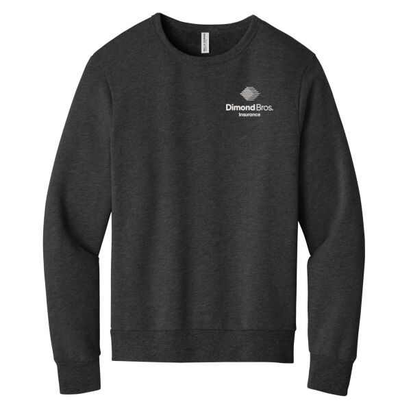 DimondBros Logo Embroidered on a Bella + Canvas ® - Unisex Sponge Fleece Classic Crewneck Sweatshirt Thumbnail