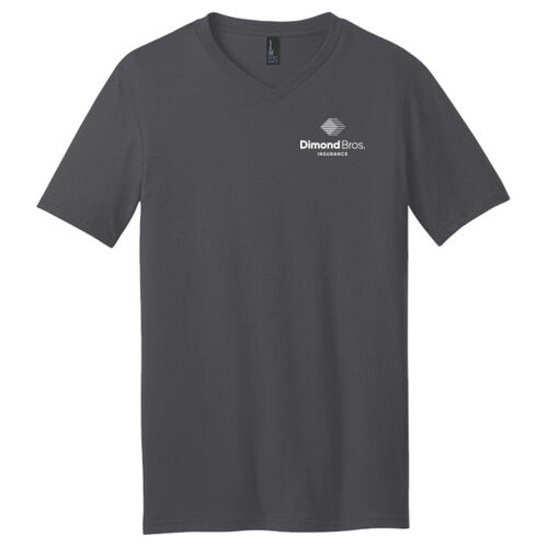 DimondBros Logo Left Chest Digital Print on a District® - Very Important Tee ® V Neck Thumbnail